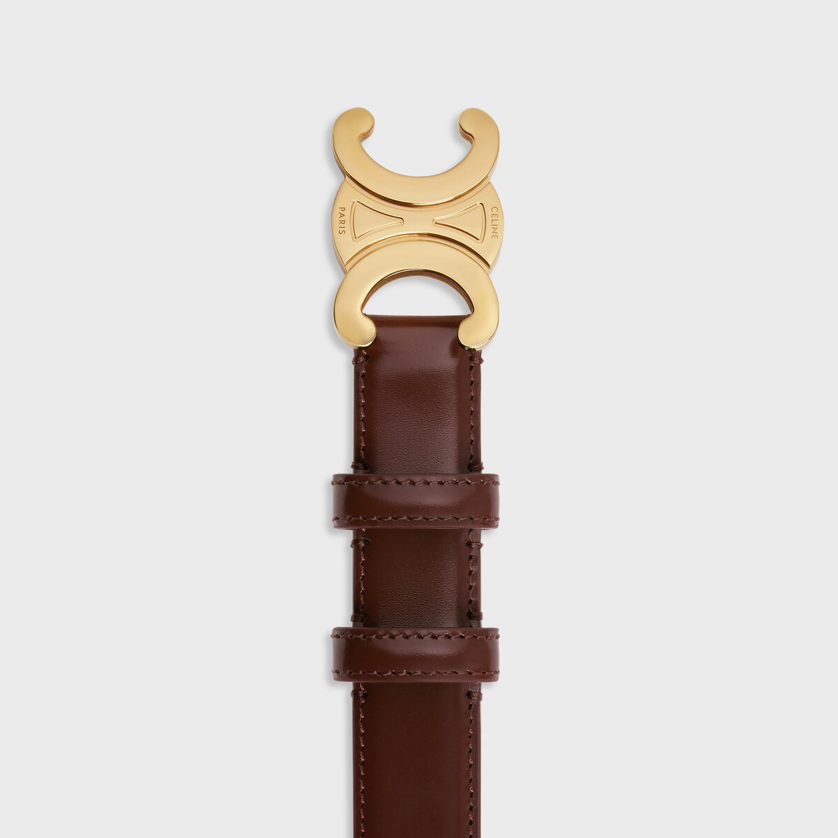 Medium Triomphe Belt in Taurillon Leather - Image 3
